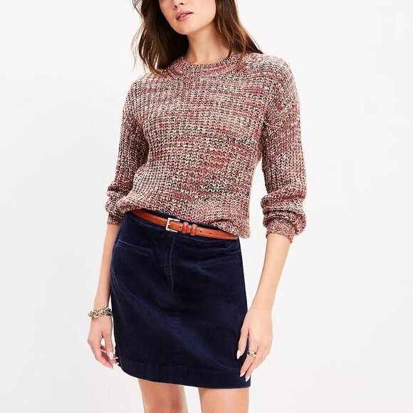 LOFT Sweaters - LOFT Multicolored Stitchy Sweater Size medium